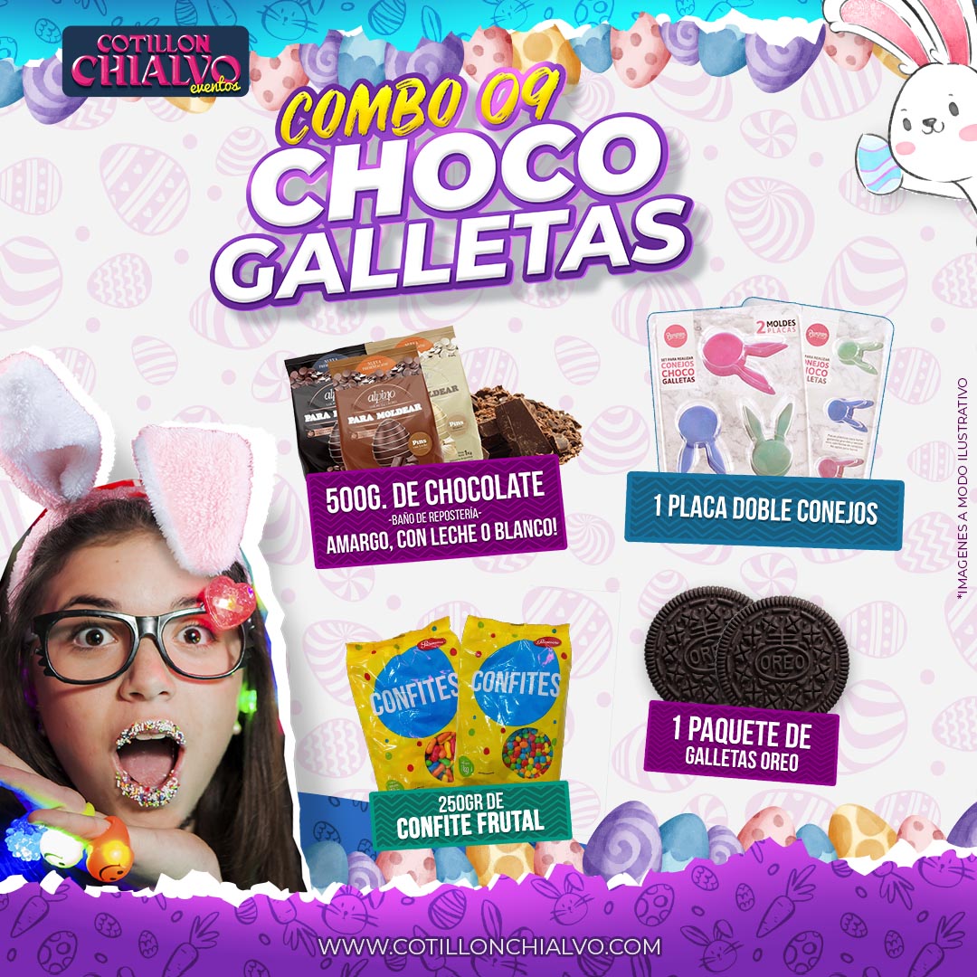COMBO CHOCO GALLETAS - PASCUAS