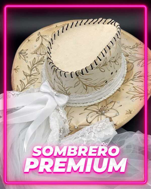 Sombrero Novia Cowboy Vintage