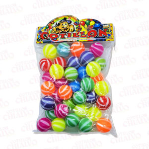 Pelotita Mini Rayada  X 36U