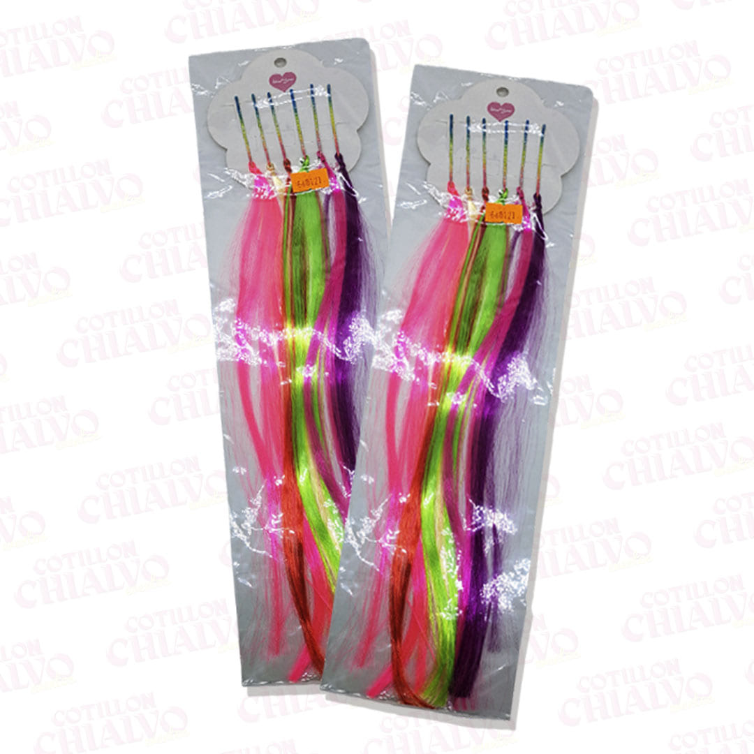 Extension Pelo Colores X 6U