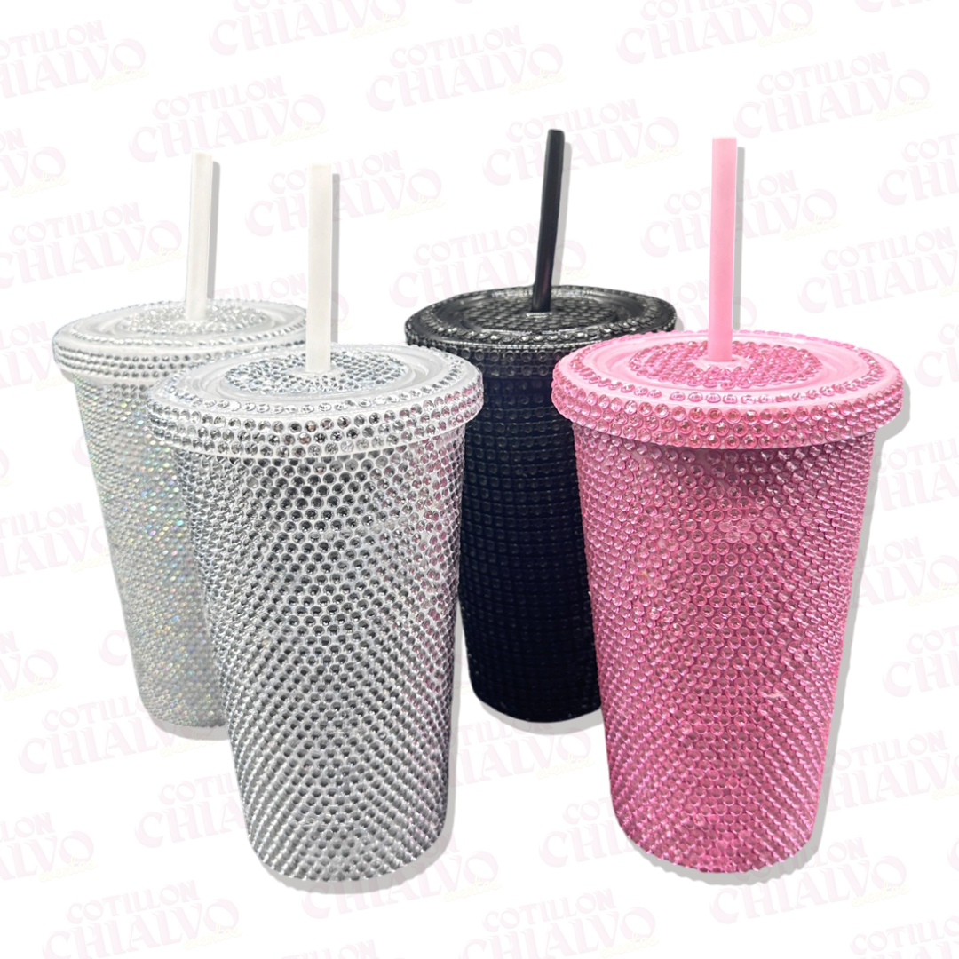 Vaso Acrilico Starbucks Strass