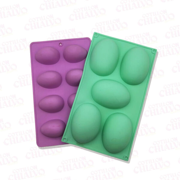 Molde Silicona Huevo X 5U