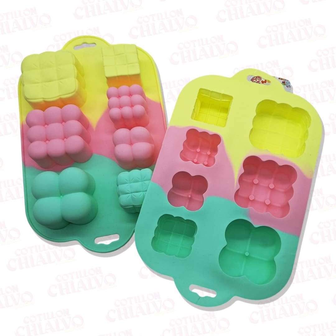 Molde Silicona Formas Multicolor