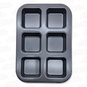 Molde Teflon Brownie X 6U