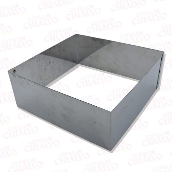 Aro Acero Cuadrado N18 (18x18x6cm)