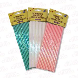 Sorbete Polipapel Iridiscente Rosa