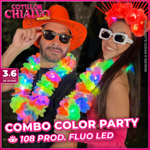 Pack Fluo Y Luminoso 60 Invitados