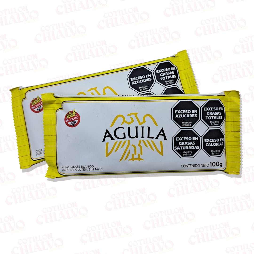 Chocolate Taza Aguila Blnaco 100gr